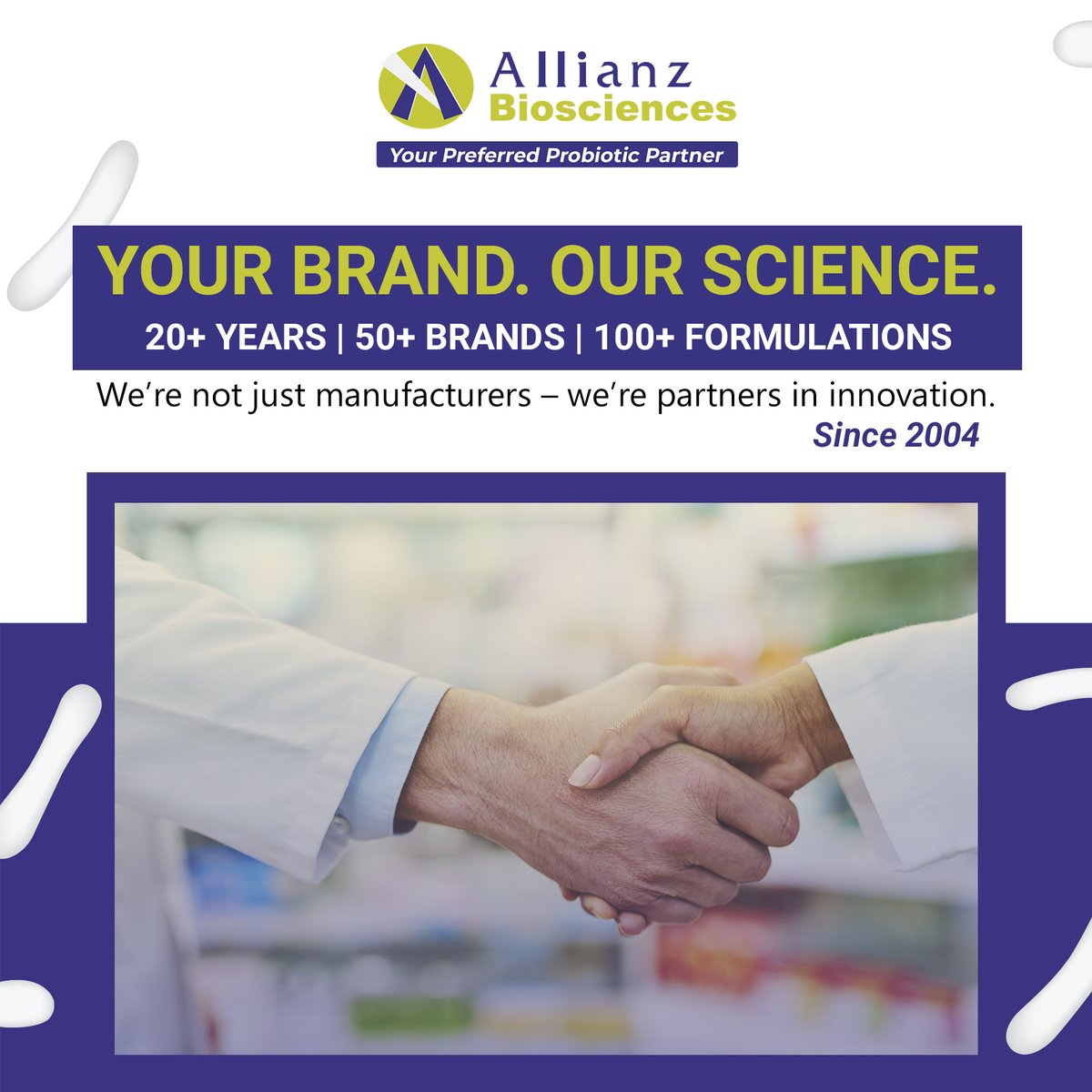 abplofficial's tweet photo. Your Brand. Powered by Our Science.
🌟 20+ Years of Expertise | 🚀 50+ Brands Trusted | 🧪 100+ Cutting-Edge Formulations
Since 2004, we’ve been more than manufacturers — we’re your innovation partner, helping brands grow smarter, faster, and stronger.#ScienceBehindTheBrand https://t.co/TbcTFhf6zr