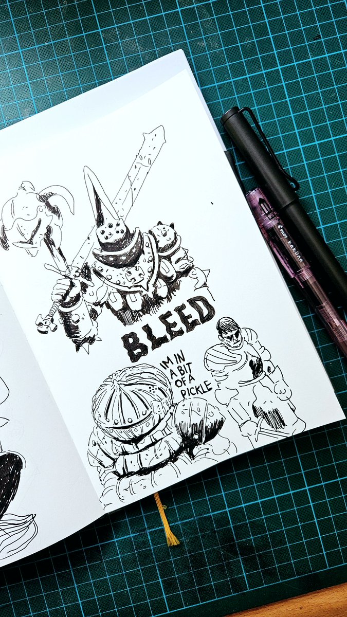 CROM_INK's tweet image. A bit of a pickle -