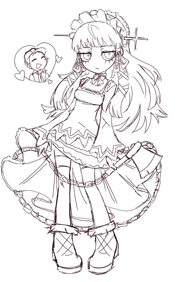 Sketch from last year I never finished... #Persona3