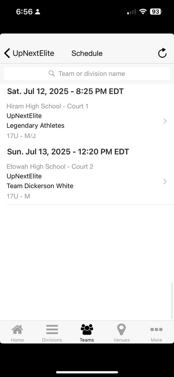 Come check us out <a href="/UpNext_AAU/">UpNext Elite</a> at <a href="/OntheRadarHoops/">Shun Williams</a> E32 event in Marietta, GA. Here is our schedule.
