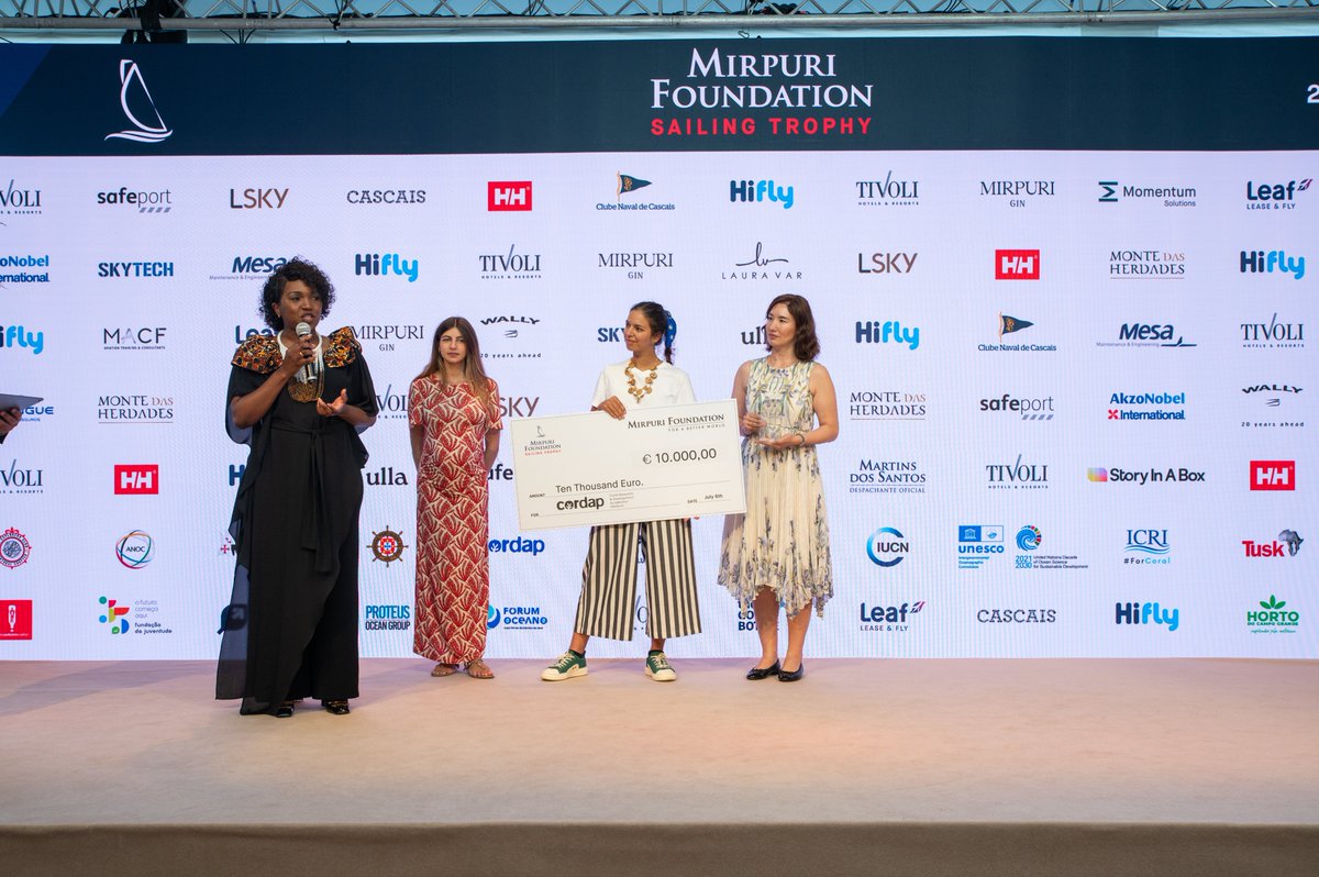 The Mirpuri Foundation is honoured to present the 2025 Ocean Award to CORDAP’s Coral Academy at the Mirpuri Foundation Sailing Trophy Awards Ceremony in Cascais, Portugal. 🌊🪸

 Read more: mirpurisailingtrophy.com/media-center/2…

#MirpuriFoundation #CORDAP 

<a href="/mirpuri_org/">Mirpuri Foundation</a>  <a href="/CORDAP_/">G20 CORDAP</a>