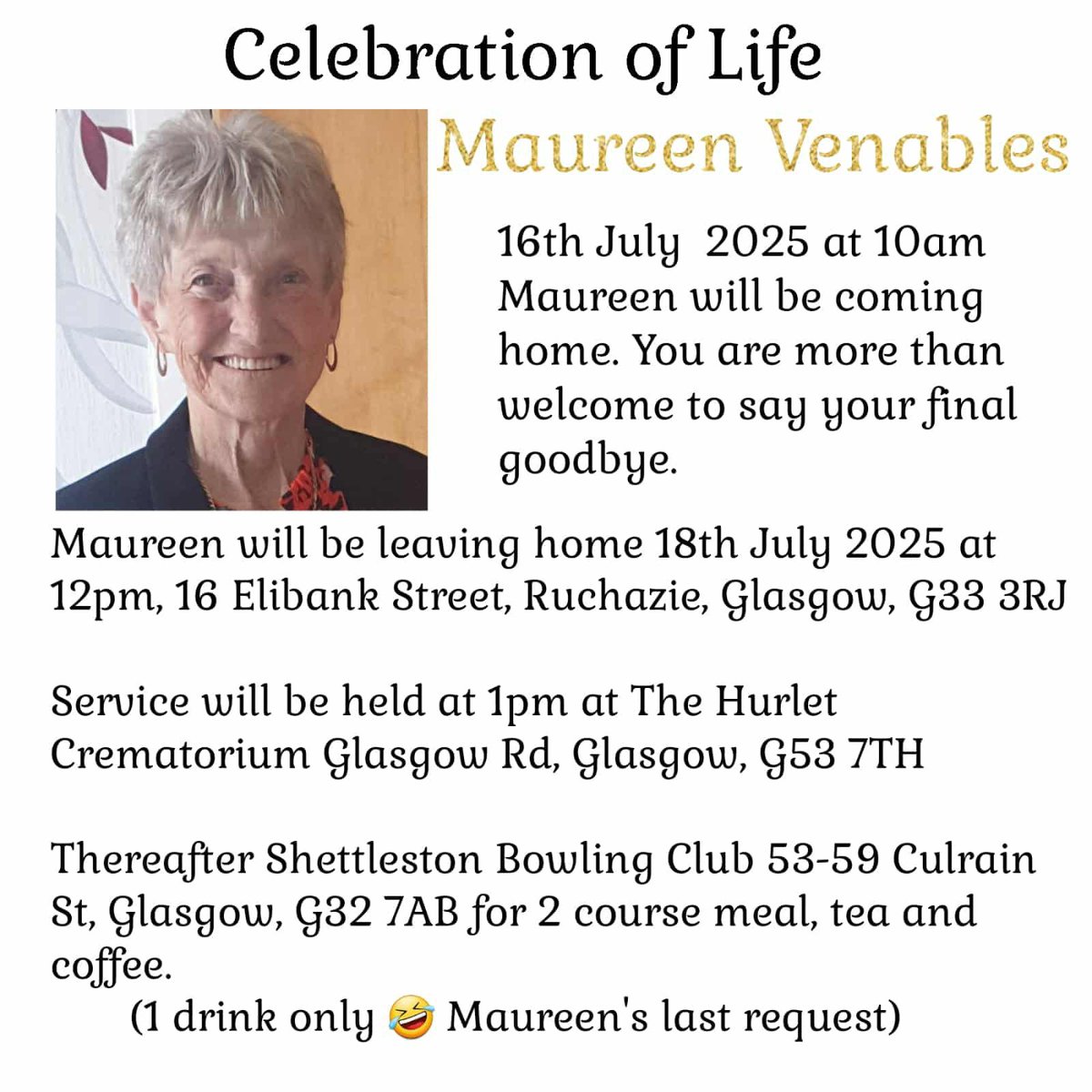 hp_scotland's tweet image. 💔 In Loving Memory of Maureen Venables 💔
It is with deep sadness that we share the passing of our beloved friend and volunteer, Maureen Venables. Maureen was more than just a volunteer she was a force of nature, a fierce advocate for the homeless, and a constant, smiling…