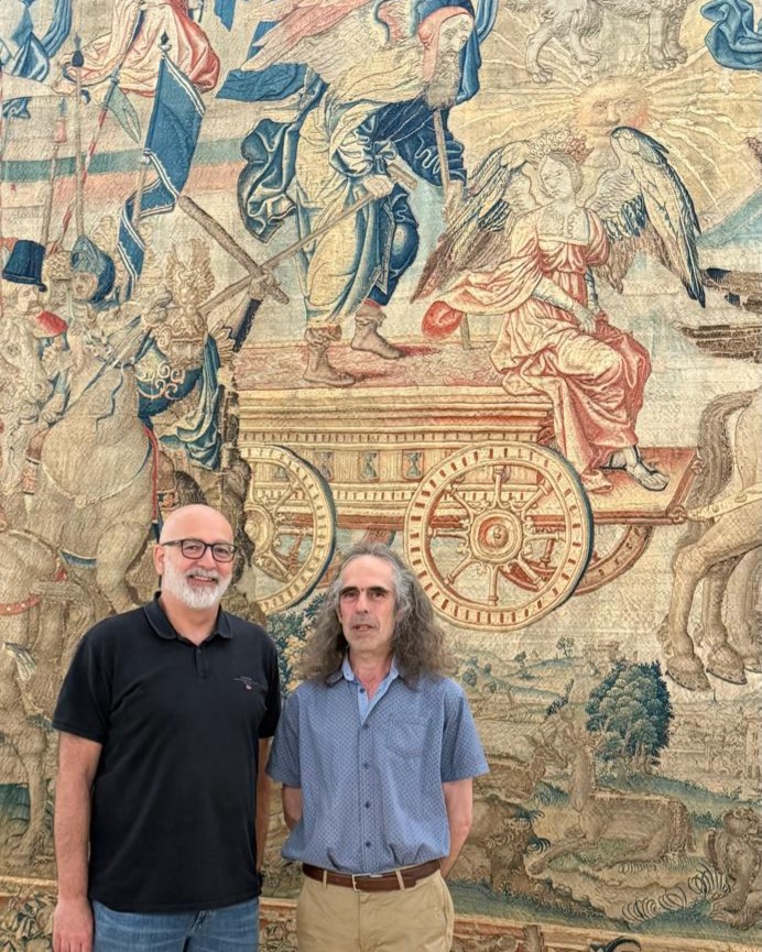 Avui hem rebut la visita de Francesc Vilà, director del <a href="/museudelbarroc/">Museu del Barroc de Catalunya</a>. Dos museus de recent creació, Barroc i Renaixement, amb una mirada compartida: donar visibilitat a èpoques fascinants de l’art a Catalunya. Teixint complicitats que sumen #MuseuDelRenaixement #MuseuDelBarroc