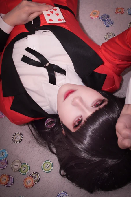 Cosplay 賭ケグルイ / 蛇喰夢子 photo by ロバーツさん( ) ロバーツさんが「ギャンブル」を主題にしたクイズ大会をするそうです そのための撮影でした、ありがとうございます!!!