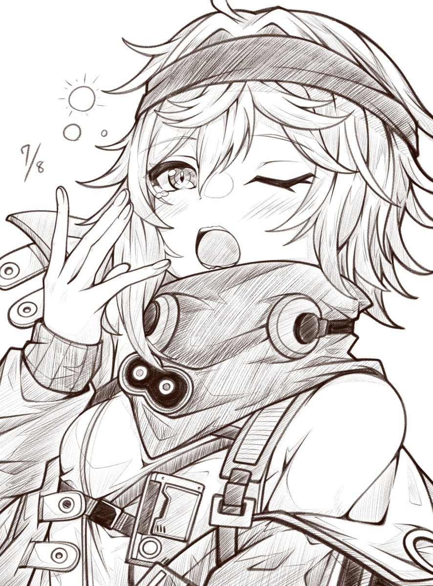 作業前の手慣らし
ミシュティ🥱