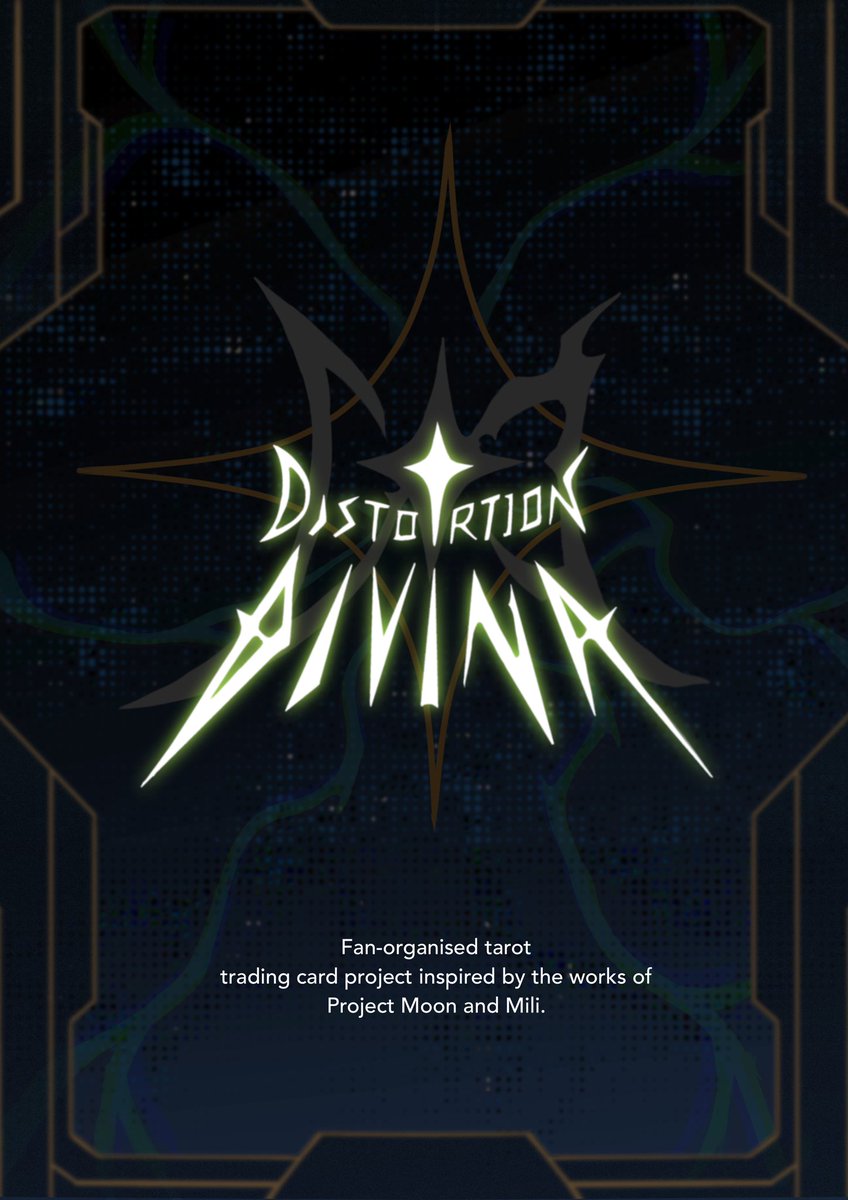 DistortDivina's tweet image. ⟢ Hello everyone , We are working on creating a fan-made tarot deck inspired by the incredible worlds of Project Moon X Mili ⟢
⟢ The deck would feature unique, stylized artwork reimagining characters⟢
⟢If this project sounds interesting do follow us⟢
#Mili #ProjectMoon