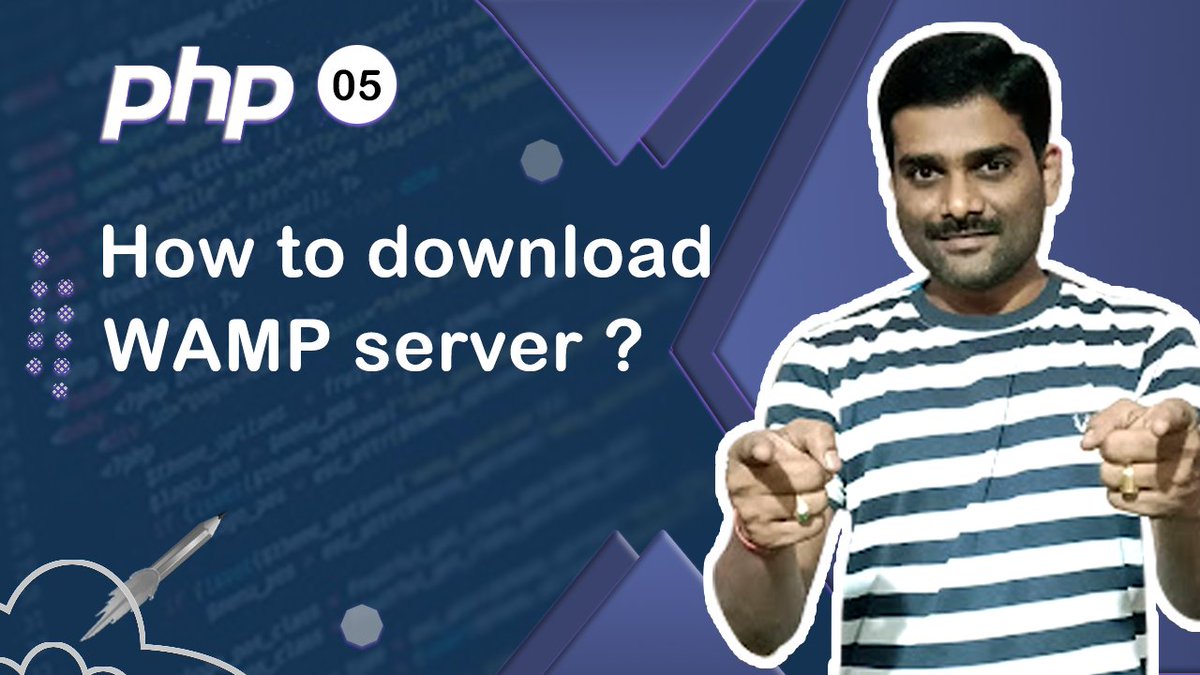 ManjunathChidre's tweet image. How to download WAMP Server - PHP Tutorial 05 🚀
► hhttps://youtu.be/--jPVAZc_Qk?si=O39EsqpBjd337KiV
PHP Tutorials Playlist:
► youtube.com/playlist?list=…
#PHP #PHPTutorial #WebDesign #WebDevelopment #WebsiteDesign #WebsiteDevelopment #Programming #Coding