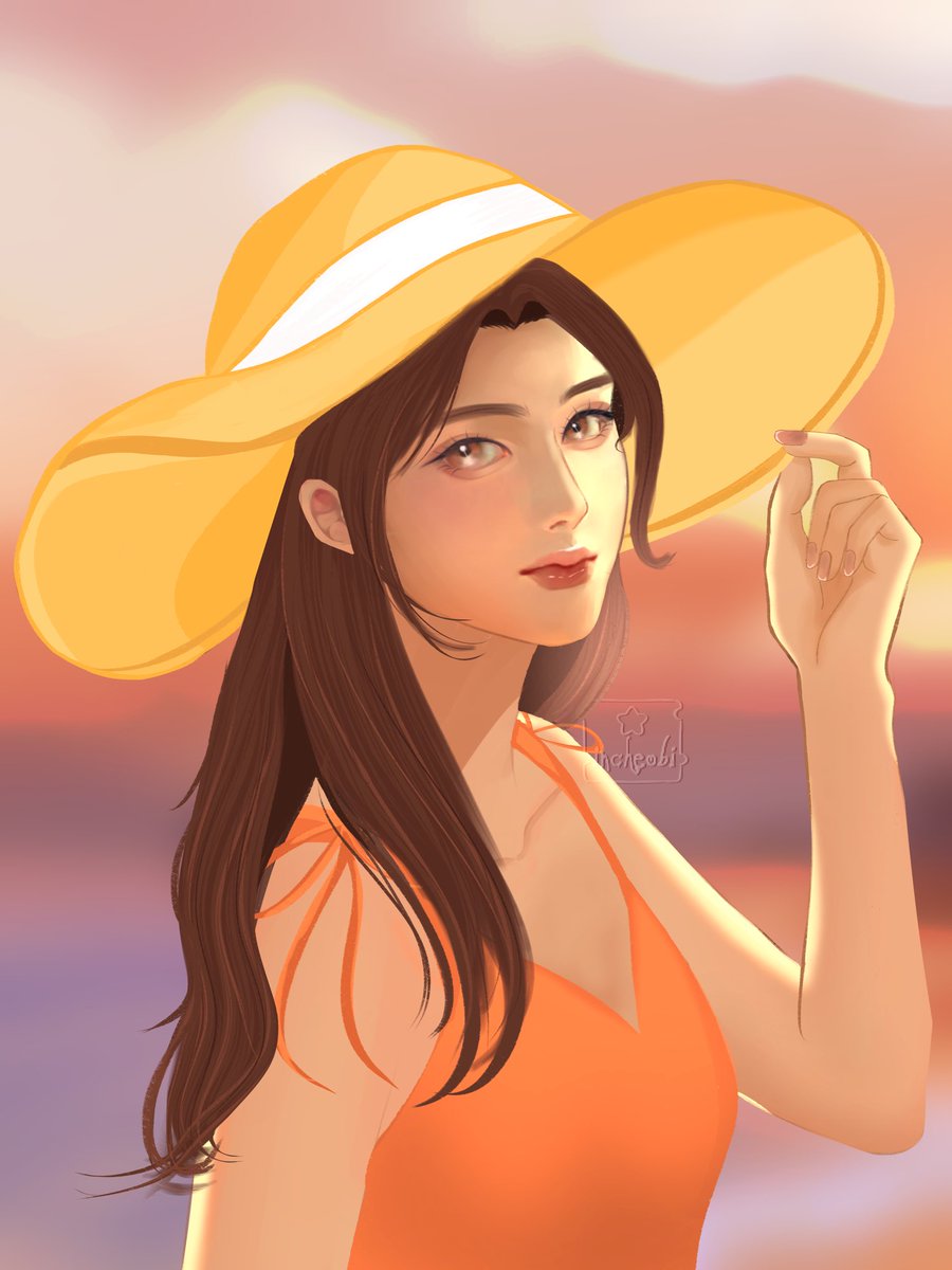 incheobi's tweet photo. robin from #secretlyyours 🧡👒 @mgncara https://t.co/jwBzqwsx3A