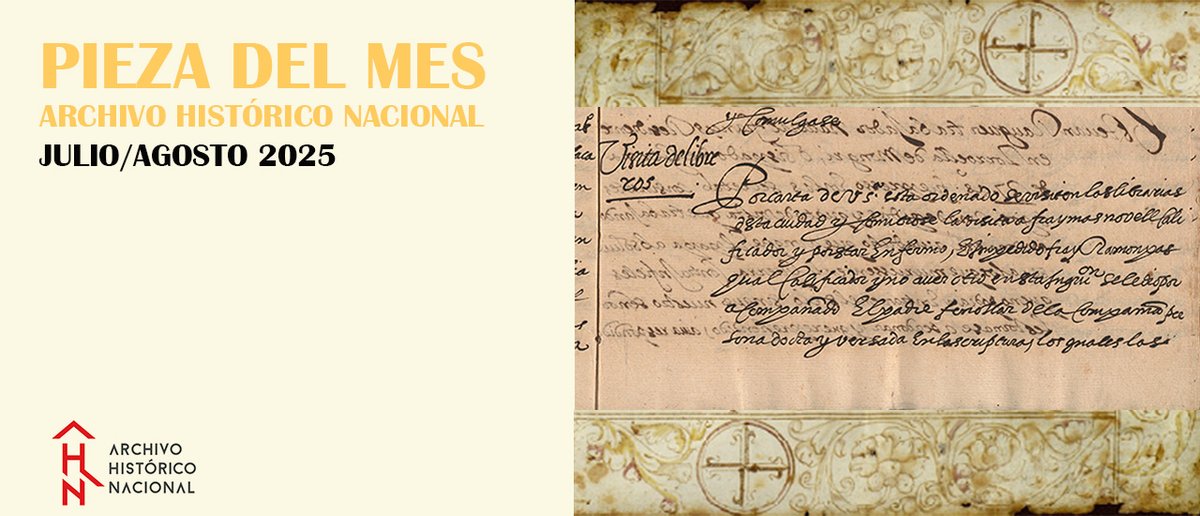 Archivos Estatales (@archivosest) on Twitter photo 🆕📜La #PiezadelMes de julio y agosto del Archivo Histórico Nacional (#AHN) nos habla del control inquisitorial sobre las librerías y la publicación de índices de libros prohibidos📚
Conoce los detalles en:
🔗cultura.gob.es/cultura/areas/…
<a href="/culturagob/">Ministerio de Cultura</a> <a href="/AmigosAHN/">AmigosAHN</a> <a href="/librolecturagob/">DG del Libro, del Cómic y de la Lectura</a> 🆕📜La #PiezadelMes de julio y agosto del Archivo Histórico Nacional (#AHN) nos habla del control inquisitorial sobre las librerías y la publicación de índices de libros prohibidos📚
Conoce los detalles en:
🔗cultura.gob.es/cultura/areas/…
<a href="/culturagob/">Ministerio de Cultura</a> <a href="/AmigosAHN/">AmigosAHN</a> <a href="/librolecturagob/">DG del Libro, del Cómic y de la Lectura</a>