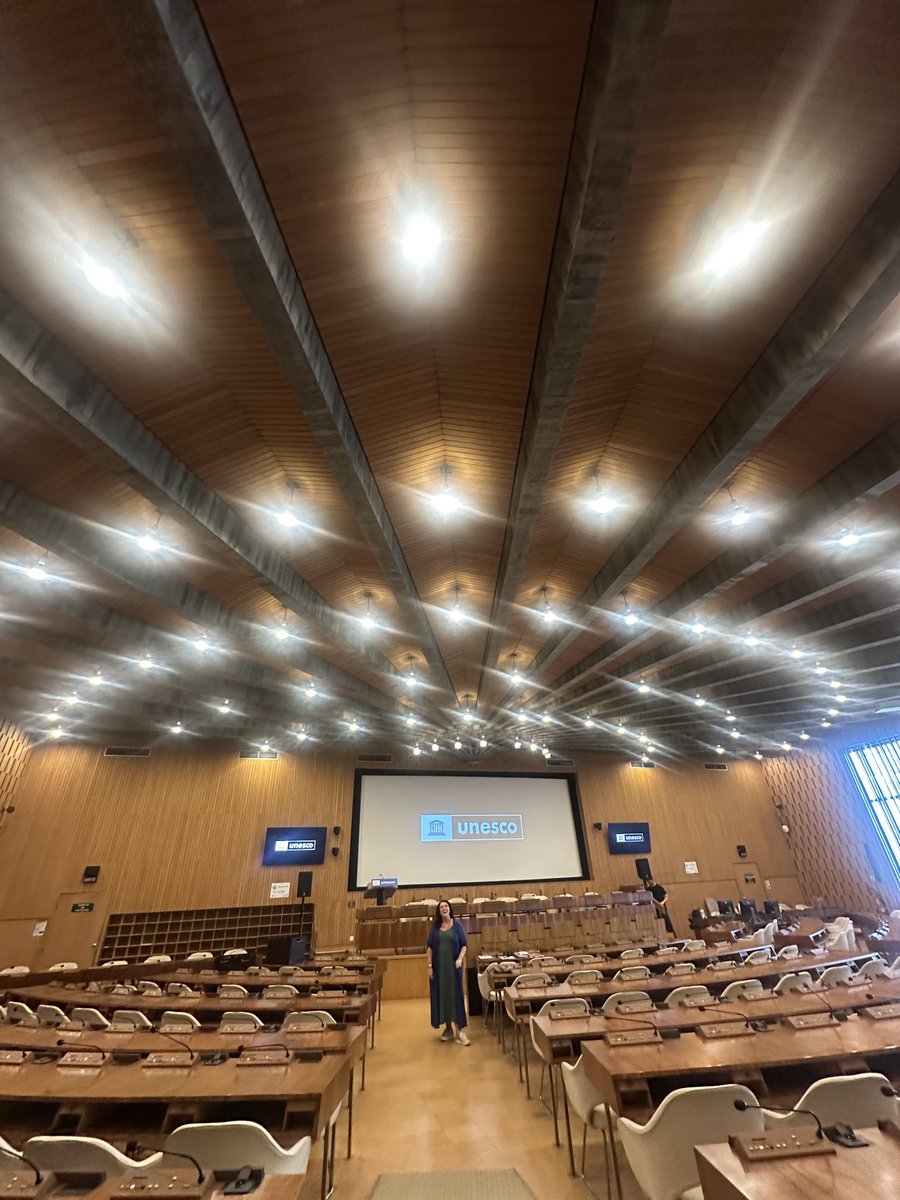 bettanyhughes's tweet image. So exciting and such a huge honour to be speaking @UNESCO #Paris about the value and power of #art #archaeology #history #culture and sharing the films of @SandstoneGlobal - wish me luck! X