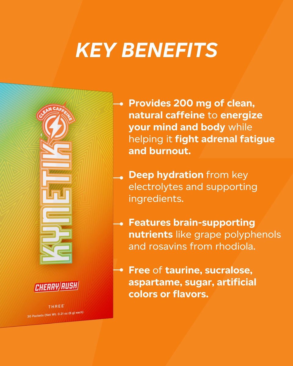 ScottSeiberlin1's tweet photo. Your brain’s not tired. It’s underpowered.
Kynetic fixes that.

One scoop. Lights on. Game changed.
Not for everyone. Just the ones who actually show up.

🔗 https://t.co/KvKAlxejLM

#NoCrashAllClutch  #NextLevelEnergy https://t.co/giG9ydNI7J