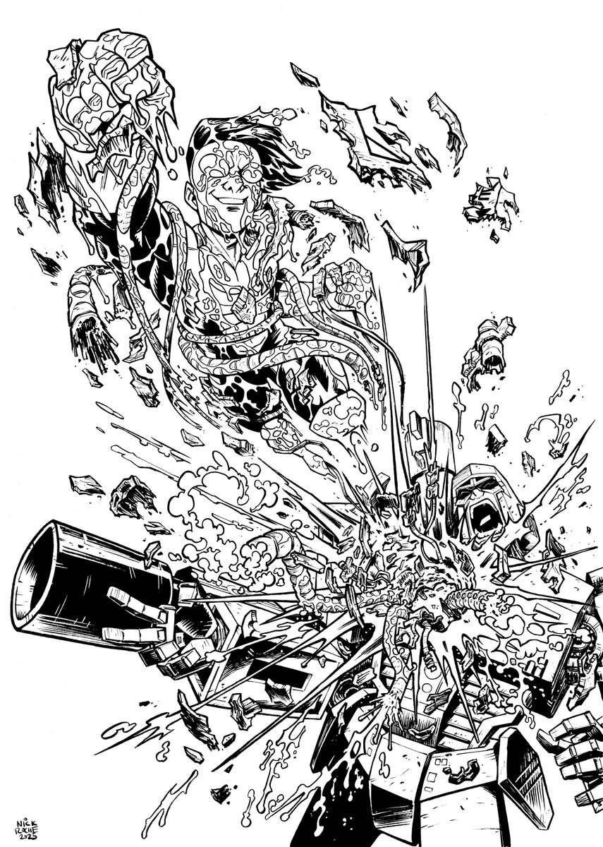 NickRoche's tweet image. My INVINCIBLE vs TRANSFORMERS pieces, back to back!
A little father/son bonding over some broken toys...