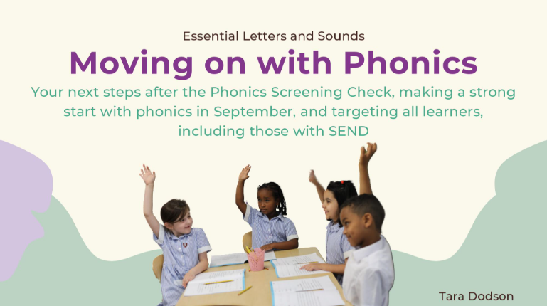 OUPPrimary's tweet image. We're live with Tara Dodson for today's webinar on moving on with phonics!
🌟Your next steps after the PSC
🌟Making a strong start with phonics in September
🌟Targeting all learners including those with SEND
Welcome to everyone joining us 👋
#EssentialLettersAndSounds