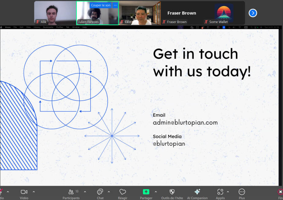⚡️ Pitch Session Recap — Find Your Dream Team for The Open Hack

Five projects pitched today and got live feedback to kickstart their MVPs. 💬

The energy was amazing and builders truly appreciated the support. 💎

We can’t wait to see those MVPs come to life! 🚀