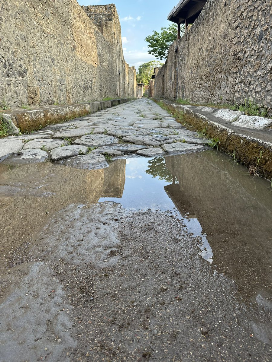 Alberto Martín Esquivel (@albesquivel) on Twitter photo #onepicaday | #Pompeii
Reflections after the storm: puddles by the Nocera Gate and Regio II, 1.12.
Snapshots from the <a href="/PraediAproject/">PRAEDIAproject</a> 2025 season. <a href="/pompeii_sites/">Pompeii Sites</a> #archaeology #aftertherain #onepicaday | #Pompeii
Reflections after the storm: puddles by the Nocera Gate and Regio II, 1.12.
Snapshots from the <a href="/PraediAproject/">PRAEDIAproject</a> 2025 season. <a href="/pompeii_sites/">Pompeii Sites</a> #archaeology #aftertherain