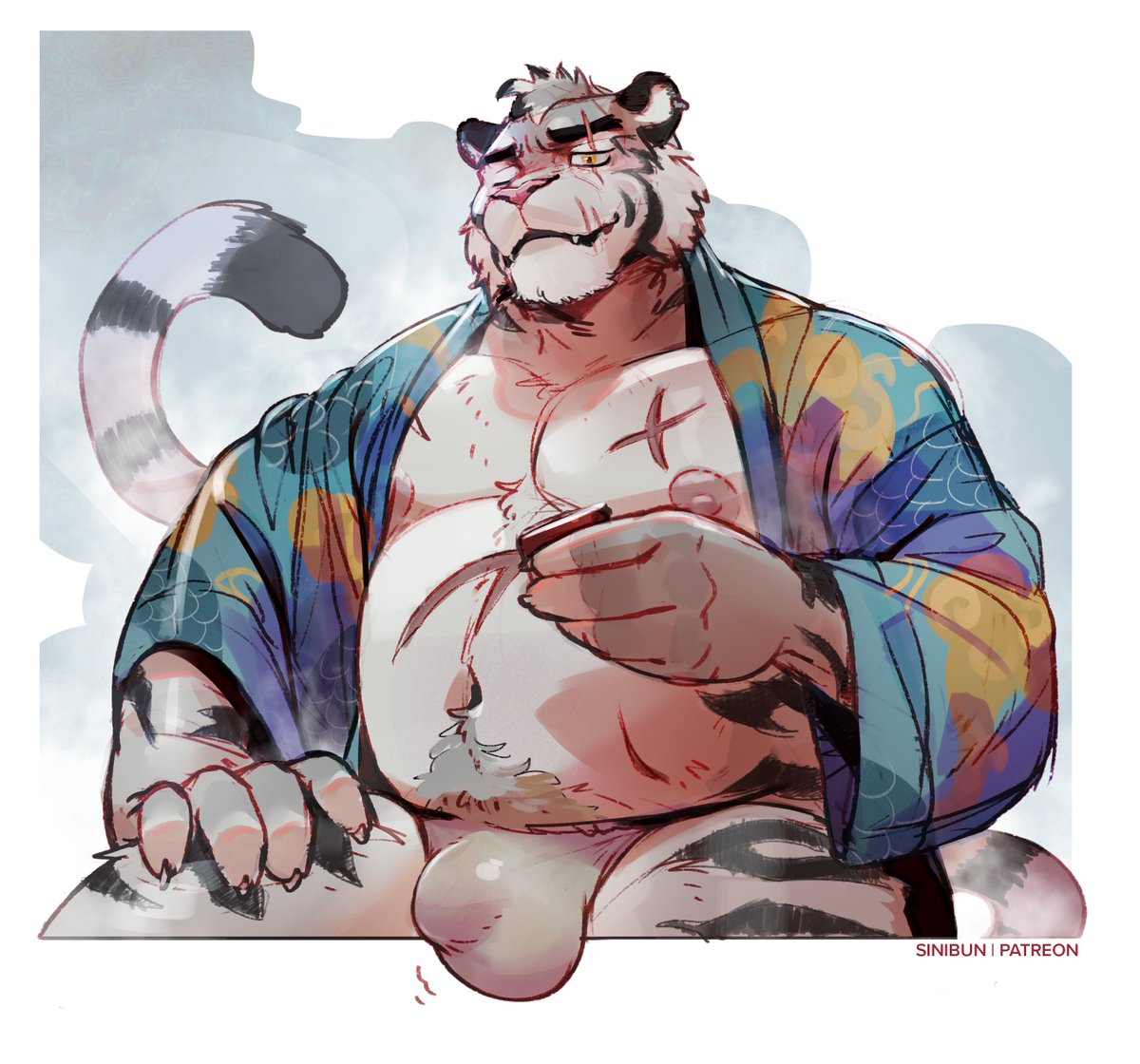 Drinks at the hot spring - <a href="/BigDumbMutt/">Bear Noises</a>