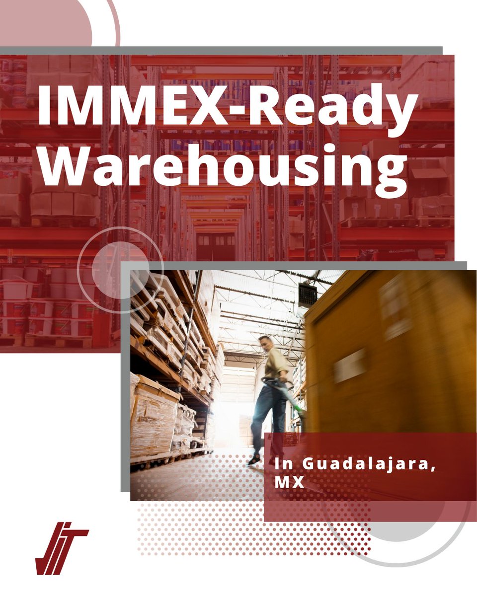 Serving IMMEX-eligible manufacturers from Guadalajara, Mexico. Cross-border warehousing done right.

🔗 bit.ly/43f3Zwr