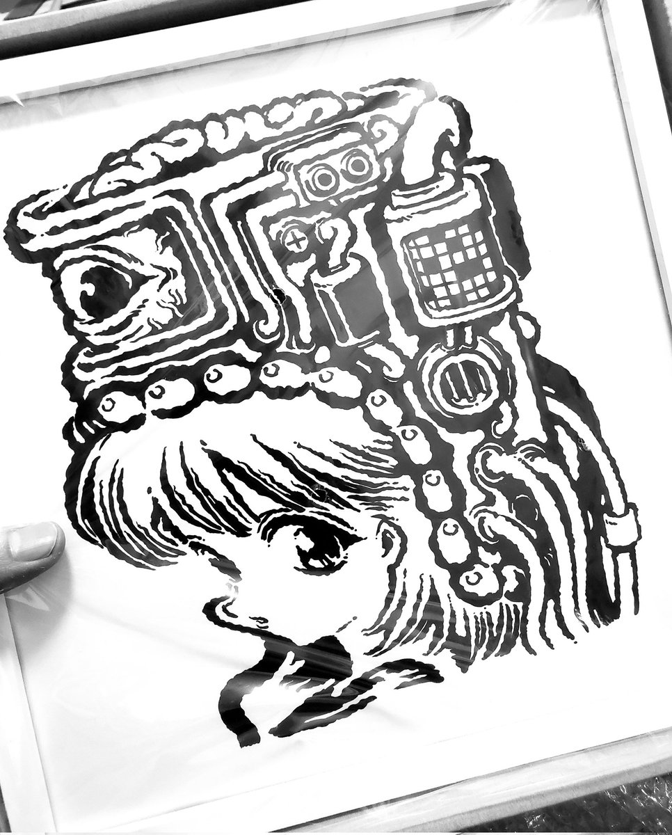 ⚫～news～⚫

『marienkafer～ドローイング展～』
場所　渋谷　marienkafer
会期　前期、中期、後期あり
前期に参加します～🥺
(前期　7/11∽7/18　12:00~19:00
※火曜日定休)

今回の展示では、普段販売していないような原画をお手軽な値段でお買い求め頂けます😤🔥

是非お越しくらさい🥺