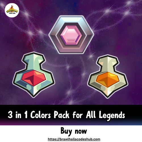 Brawlcodeshub's tweet image. 🎨 3-in-1 Colors Pack — Works on ALL Legends!
🟣Community Colors V2
🔵Esports v6 Colors
🟠Esports V5 Color
💥 Whether you're a Hattori main or love Mordex, this pack hits every legend!
🔗 Get your code here: brawlhallacodeshub.com
#Brawlhalla #ColorPack