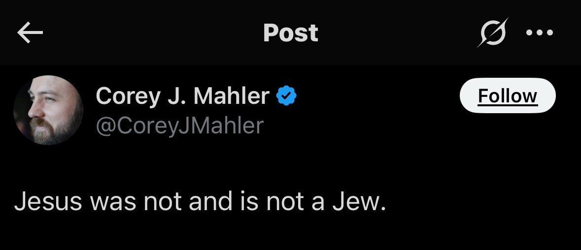 Jesus Christ was and is a Jew … He certainly wasn’t a Gentile.