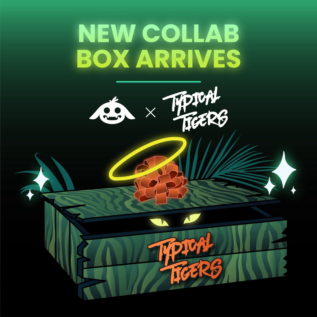 Typical Tigers 🐯 (@typicaltigernft) on Twitter photo Definitely something 👀
Exciting collab with <a href="/GoblinMemeBNB/">Goblin Meme</a>
We got our own special Tiger box Definitely something 👀
Exciting collab with <a href="/GoblinMemeBNB/">Goblin Meme</a>
We got our own special Tiger box