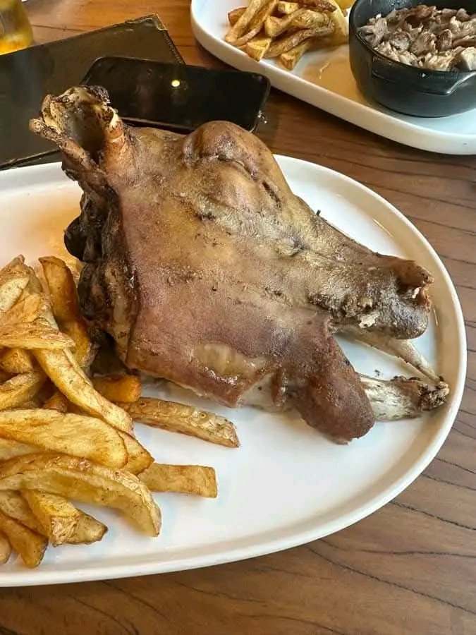 I would enjoy this meal at a restaurant.