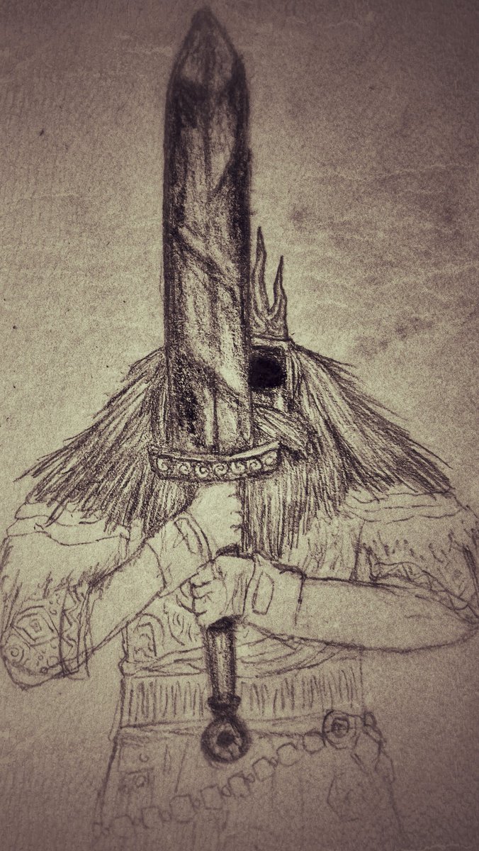 AduriteS97645's tweet image. Gwyn WIP sketch

#DarkSouls