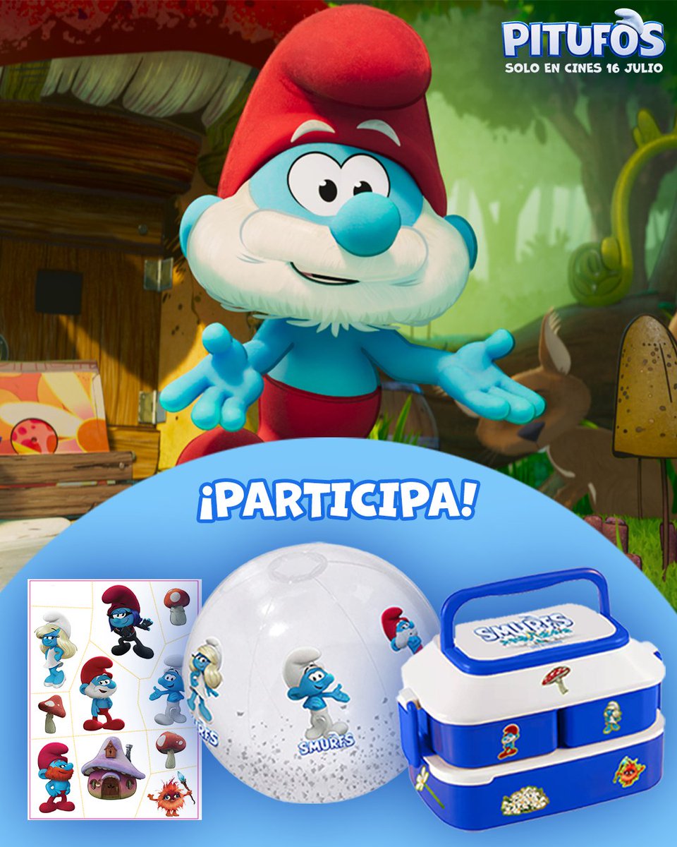 Paramount Pictures Spain (@paramount_spain) on Twitter photo ¿Quieres conseguir estos súper pitufiregalos de la película #Pitufos?
Te contamos cómo:
💙 Sigue a <a href="/paramount_spain/">Paramount Pictures Spain</a>
💙 Dale like a este post.
💙 Menciona a ese amigo tan fan de Pitufos como tú.
¡Tienes hasta el 15 de julio para participar, mucha suerte! 🍀
Consulta las BBLL en ¿Quieres conseguir estos súper pitufiregalos de la película #Pitufos?
Te contamos cómo:
💙 Sigue a <a href="/paramount_spain/">Paramount Pictures Spain</a>
💙 Dale like a este post.
💙 Menciona a ese amigo tan fan de Pitufos como tú.
¡Tienes hasta el 15 de julio para participar, mucha suerte! 🍀
Consulta las BBLL en