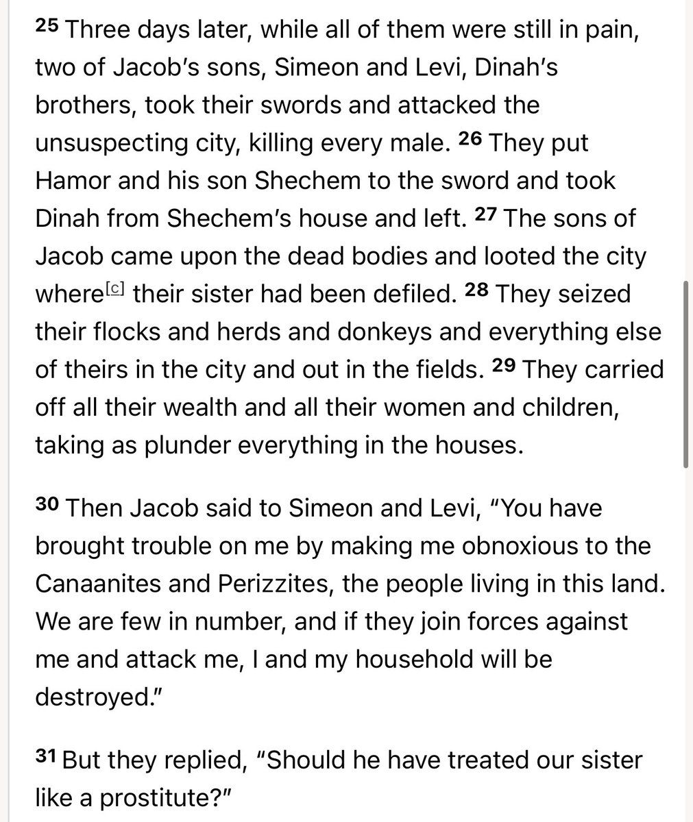 The Israeli government’s “Oct 7th mass rape” hoax is nothing less than a warrant for genocide. 

The authors of this new report tell on themselves with their genocidal name — “The Dinah Project”. 

Their motivations is to cover for the Gaza holocaust. 

In Genesis 34 the sons of