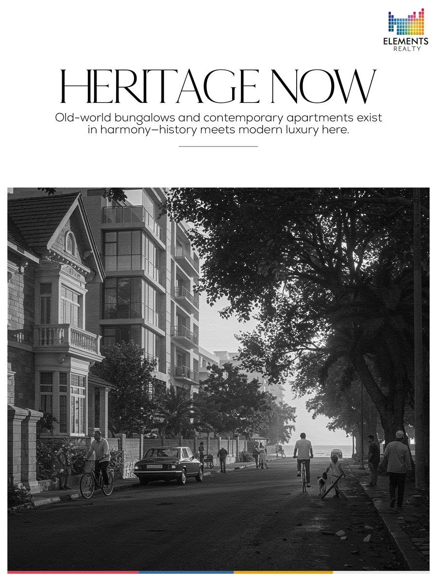 elementsrealty's tweet image. Building more than homes in Bandra &amp;amp; Khar — preserving legacy while shaping what’s next. Where old-world charm meets future-ready design, rooted in trust and crafted for those who cherish both tradition and tomorrow.

#BeInYourElement #ElementsRealty #RedevelopingMumbai