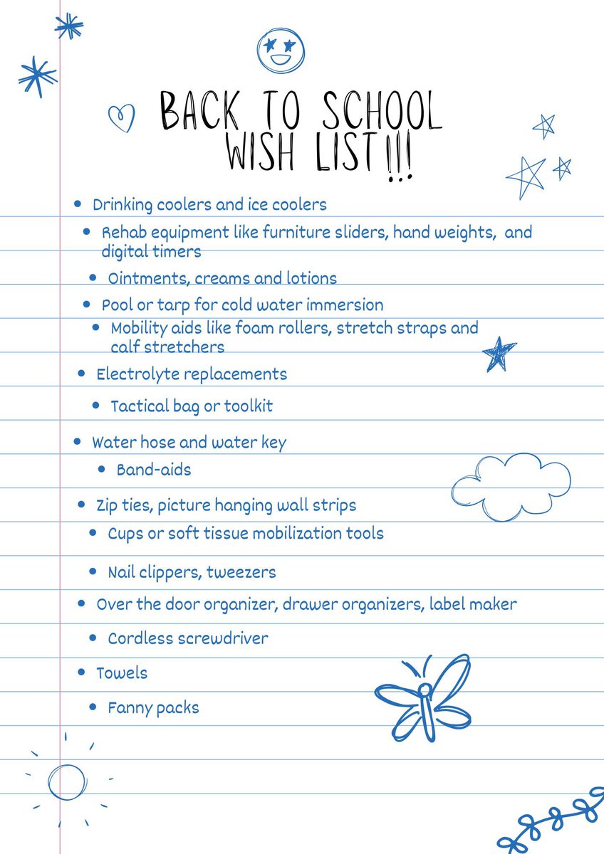 NATA_SSATC's tweet image. Your favorite two day shipping site and box stores are running sales this week- Need ideas for your wish list? Here’s some things to ask for!