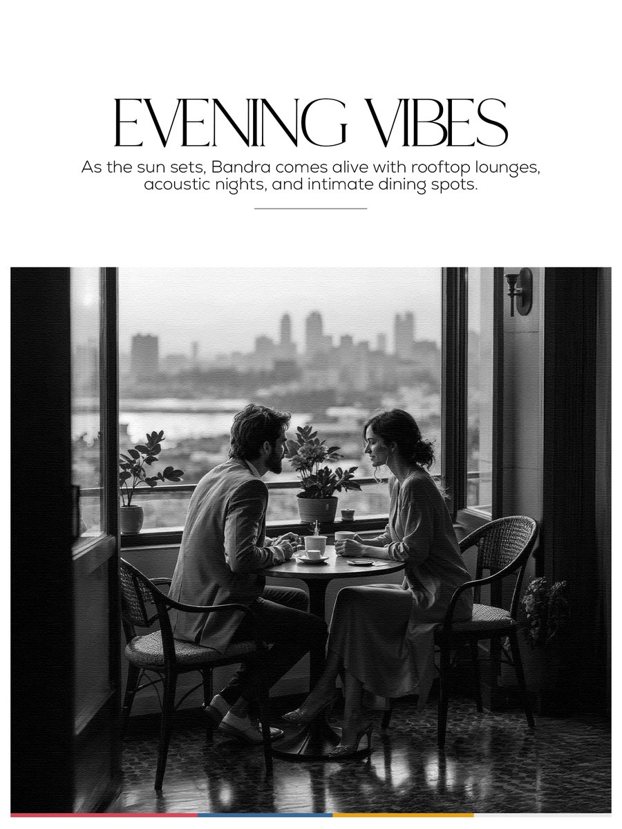 elementsrealty's tweet image. As twilight falls, life slows and spaces come alive. In Bandra &amp;amp; Khar, Elements Realty blends modern design, thoughtful planning, and soulful connection—built on trust, driven by tech, made for moments that matter.

#BeInYourElement #ElementsRealty #RedevelopingMumbai