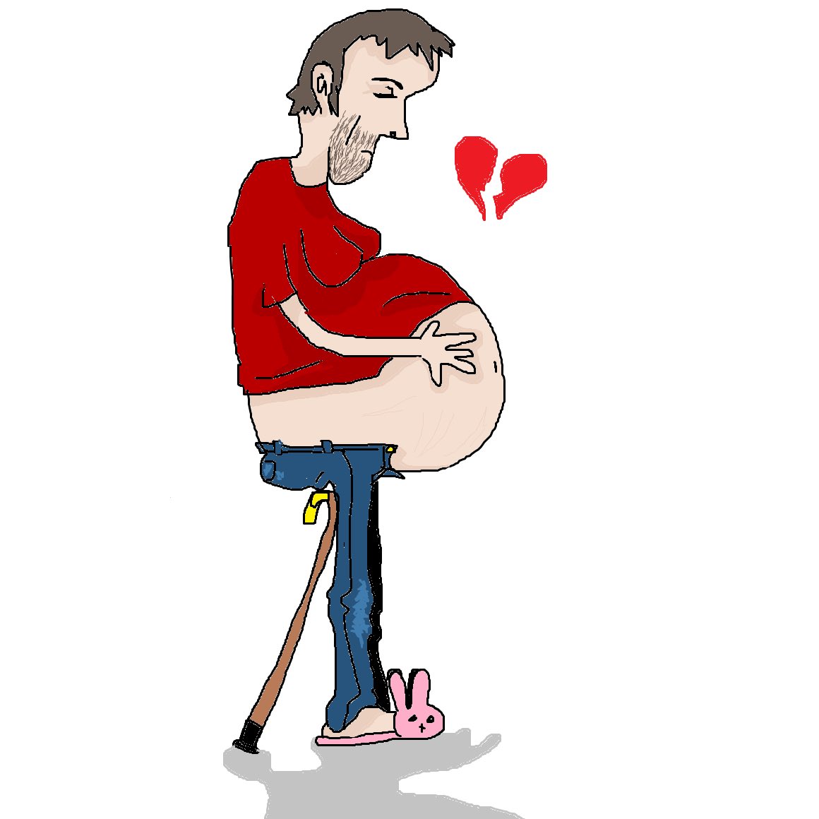 Do you guys like my house md fan art? Wilson wants him to abort it but house doesn’t want to