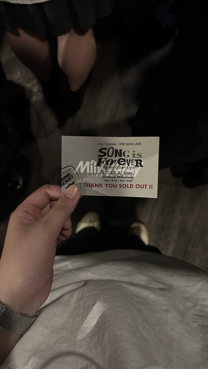 e7__sub's tweet photo. Inou Tsukasa ONE MAN LIVE
''Song is forever''

📍Shibuya Milkyway

なんか常にニヤニヤしてた気がする https://t.co/gFQQX4JSaC