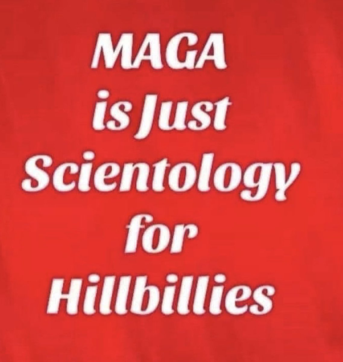 MAGA is a cult! 💯 

Give me a thumbs up and Repost if you agree! 👍