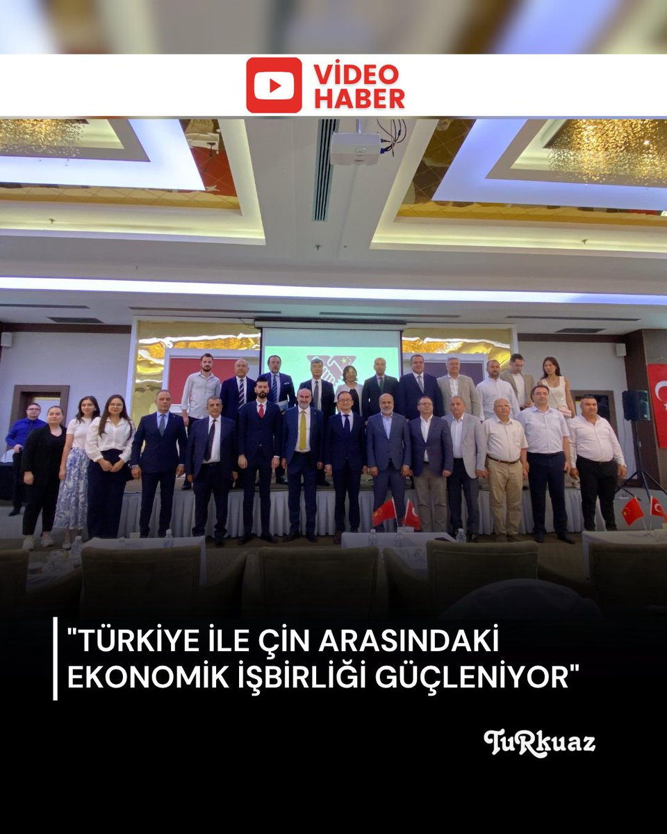"Türkiye ile Çin Arasındaki Ekonomik İşbirliği Güçleniyor"

Türkiye-Çin İş Geliştirme ve Destekleme Derneği tarafından Korel Termal Otel'de Türkiye-Çin İlişkileri ve Çin Halk Cumhuriyeti İş Fırsatları Paneli düzenlendi.

▶️ turkuazgazetesi.com.tr/turkiye-ile-ci…