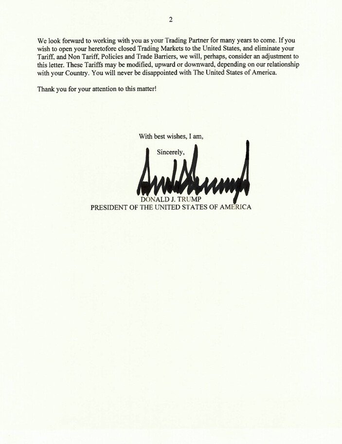 DJTrumpSocial's tweet photo. Truth Social Post @ July 7, 2025, 2:14 PM EST #TruthSocial https://t.co/bQl6b6tQhj