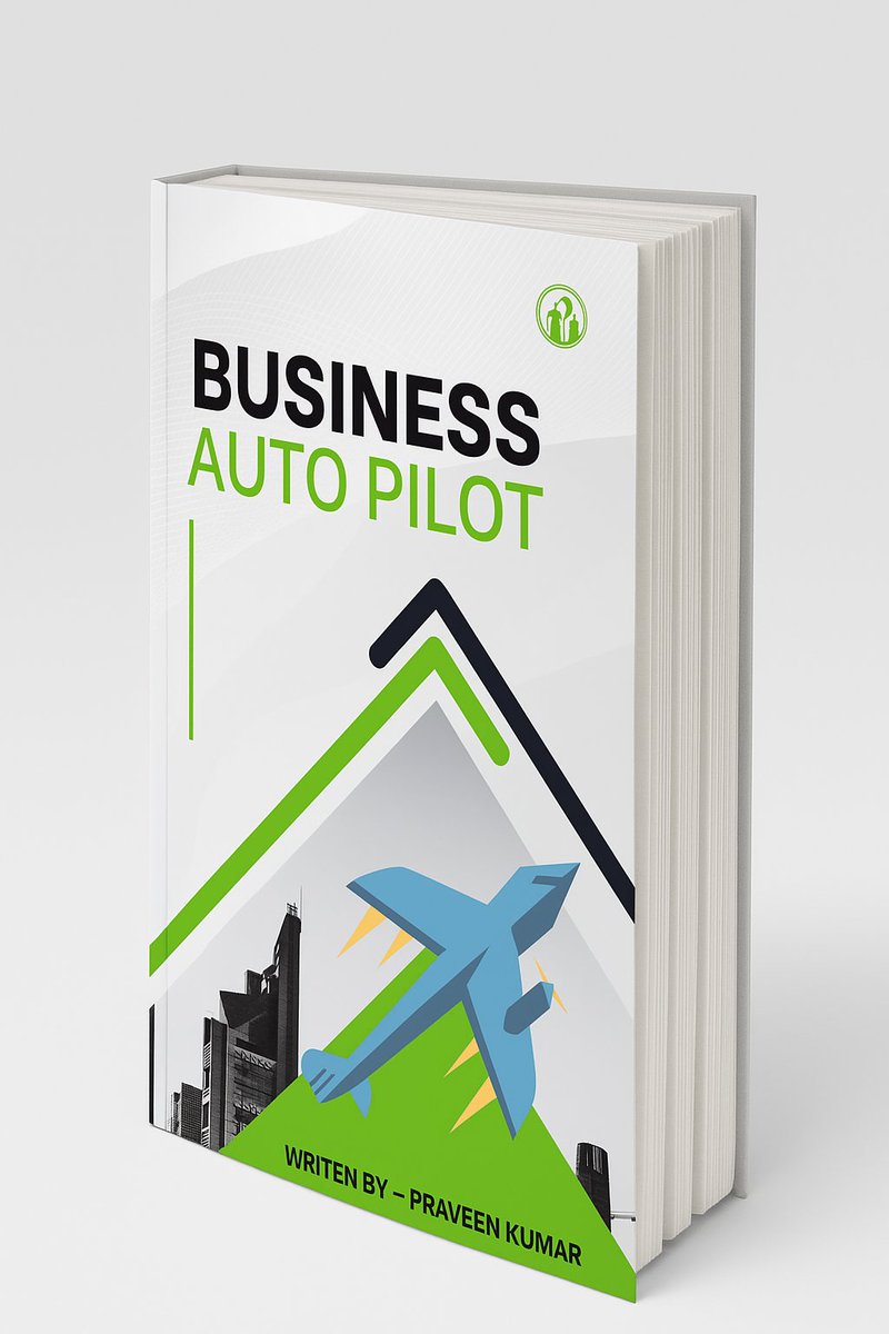 Praveen_Spn27's tweet image. बिज़नेस ऑटोपायलट: अब बिना रुके, बिना थके बिज़नेस बढ़ाएं!
🏷️ Tags (टैग्स):

#BusinessAutoPilot
#SOPSystem
#TeamTraining
#BusinessHindiBook
#EntrepreneurMindset
#KPIforBusiness
#BusinessGrowth
#SystemBasedBusiness

🛒 Buy Now Link (खरीदने के लिए लिंक):
praveenenterprisesspn.myinstamojo.com/product/bijnes…