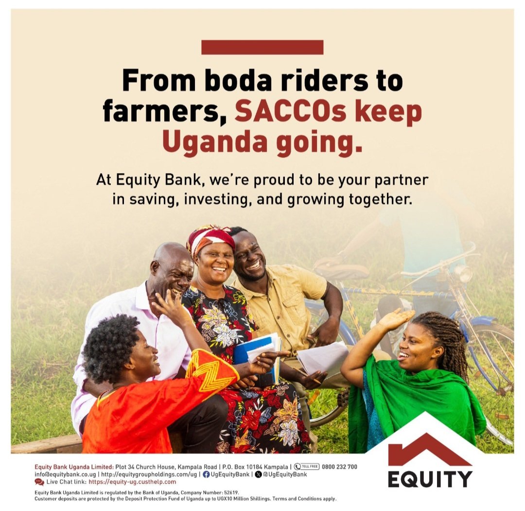 Equity Bank will always see you through the dark corners until you make it

Grow with Equity Bank

#EquityBankUganda