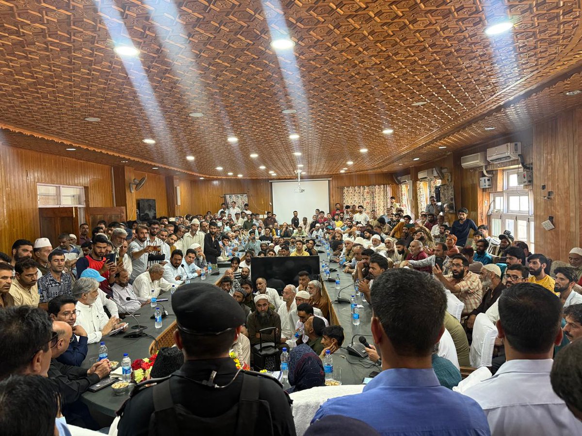 Remembering Shaheed Adv. Gh Nabi Dar Sb On the 19th martyrdom anniversary.
Man of unmatched integrity, deep political wisdom &amp; commitment to the party.
Grateful to the party leadership &amp; esteemed colleagues who participated in honoring our Veteran Leader by joining us today.