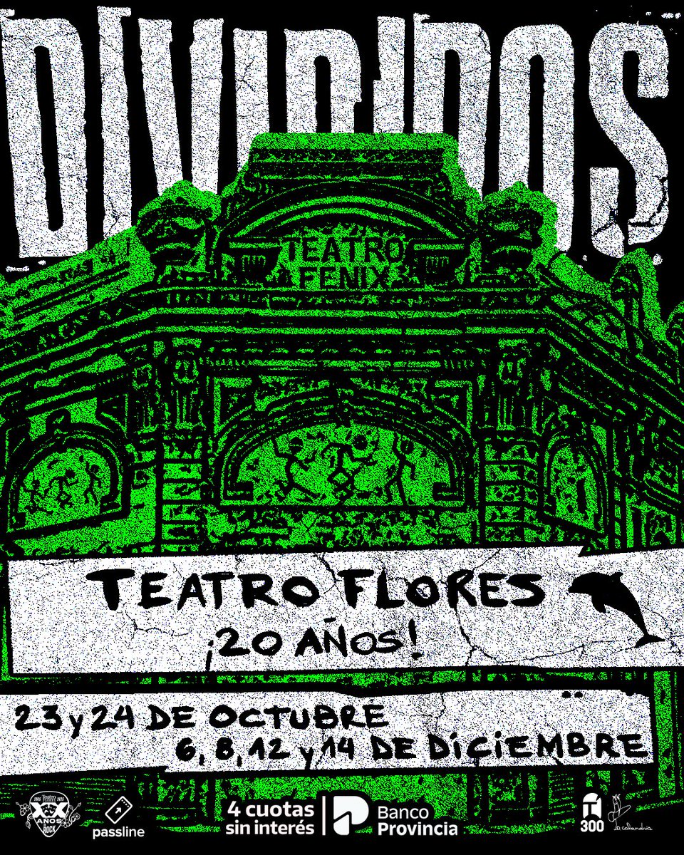 ¡Nuevas fechas en Flores!
Volvemos al @teatroflores los días 23 y 24 de octubre, y 6, 8, 12 y 14 de diciembre.

Entradas a la venta desde este viernes en Passline.com