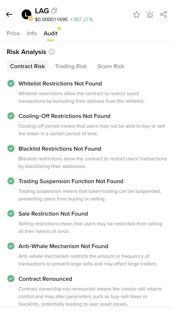 LAGVIRUS's tweet photo. LAGVIRUS Now Showing on Binance Tools
✔️ Verified Audit Passed
🔒 Safe Contract, No Honeypot
🌐 Now visible on Binance-connected explorers
This isn’t just a meme… it’s a movement 🦠
📈 Chart Live | 💎 100% Transparent | 🔥 Big Energy
#LAGVIRUS #BinanceView #CryptoTrust #BNB https://t.co/CBnP09YVev