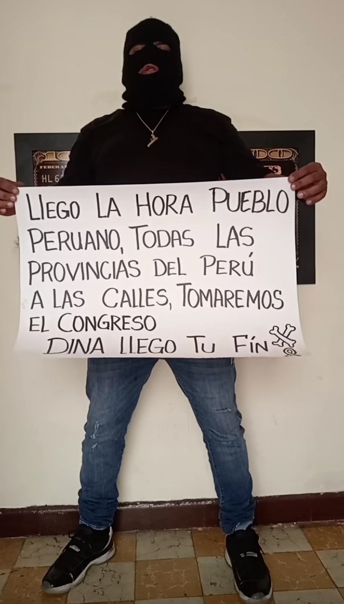 Estos son los mismos tarados que votaron por la dupla Pedro Castillo - Dina Boluarte, y que llenaron el Congreso con basura comunista, con filoterrucos y analfabetos como los burros magisteriales. Ahora se creen "salvadores de la patria" cuando solo son lacra social.