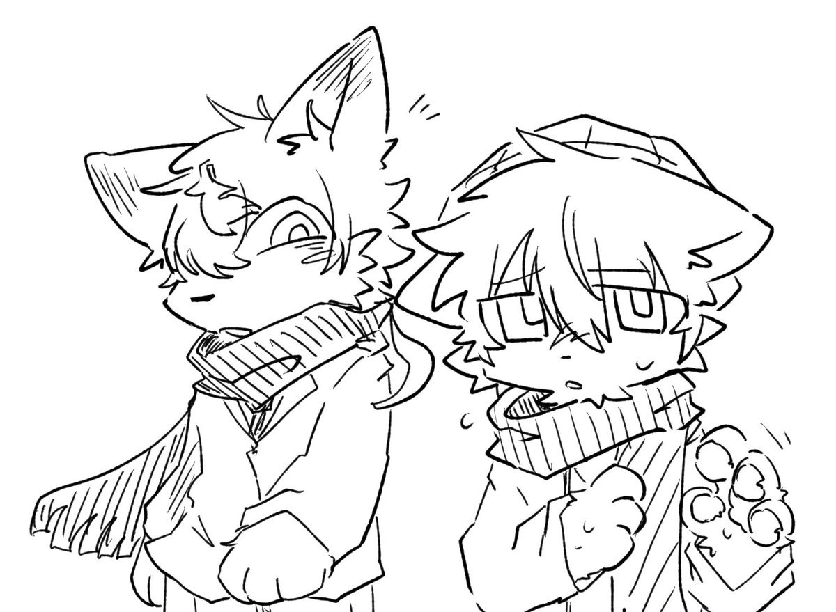 sukedatisuru's tweet image. ケモ化注意