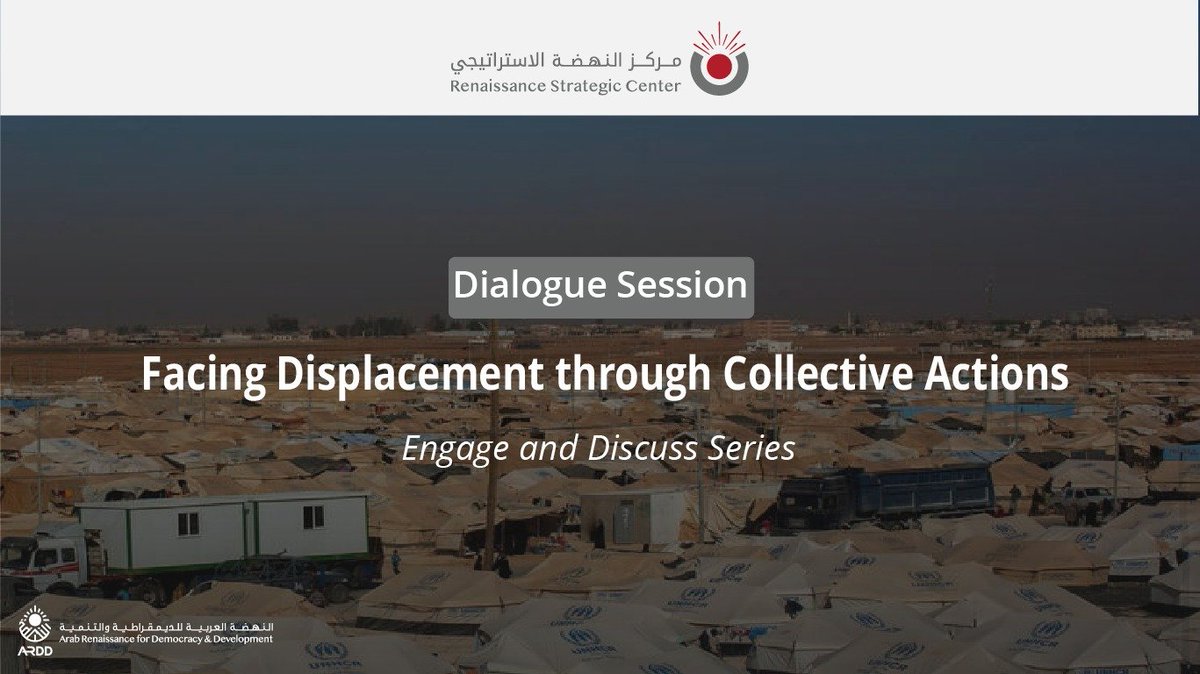 AR_Renaissance's tweet image. #HappeningNow 

Dialogue Session 
Facing Displacement through Collective Actions
Within #EngageandDiscuss Series

#WorldRefugeeDay