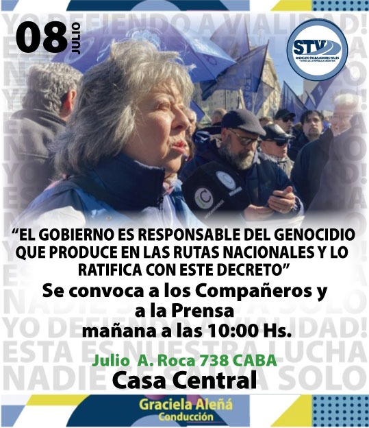 Omar Plaini🇦🇷 (@omarplaini53) on Twitter photo 📍Toda nuestra solidaridad con la familia de <a href="/VialidadNac/">Vialidad Nacional</a> y en especial con la Compañera <a href="/Gracielastv/">Graciela Aleña</a>
En este ajuste salvaje, una vez más el recorte pasa por las y los trabajadores.
No sólo hablamos de familias que se quedarán sin trabajo, también hablamos de seguridad nacional 📍Toda nuestra solidaridad con la familia de <a href="/VialidadNac/">Vialidad Nacional</a> y en especial con la Compañera <a href="/Gracielastv/">Graciela Aleña</a>
En este ajuste salvaje, una vez más el recorte pasa por las y los trabajadores.
No sólo hablamos de familias que se quedarán sin trabajo, también hablamos de seguridad nacional