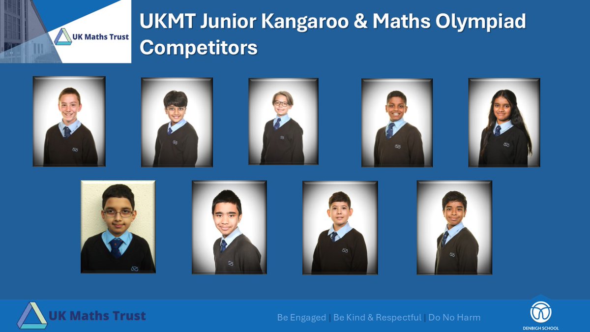 Denbigh School (@denbighschoolmk) on Twitter photo Results are in for the 10 young Mathematicians who qualified for the prestigious follow-on rounds of <a href="/UKMathsTrust/">UK Maths Trust</a> Junior Maths Challenge. We are very proud of our students who competed against the best young mathematicians in the country. denbigh.net/year-7-8-stude⦠#thinkdenbigh Results are in for the 10 young Mathematicians who qualified for the prestigious follow-on rounds of <a href="/UKMathsTrust/">UK Maths Trust</a> Junior Maths Challenge. We are very proud of our students who competed against the best young mathematicians in the country. denbigh.net/year-7-8-stude⦠#thinkdenbigh