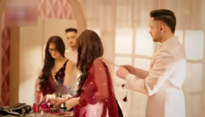 onlymanvik's tweet photo. Bro had come with hatred in his heart…and now look at him what he's doing(Pati ka Dharam)😌isko nafrat karnai nhi aata..
#Mannat #ManVik #AyeshaSingh #AdnanKhan https://t.co/1HfWRUi7er