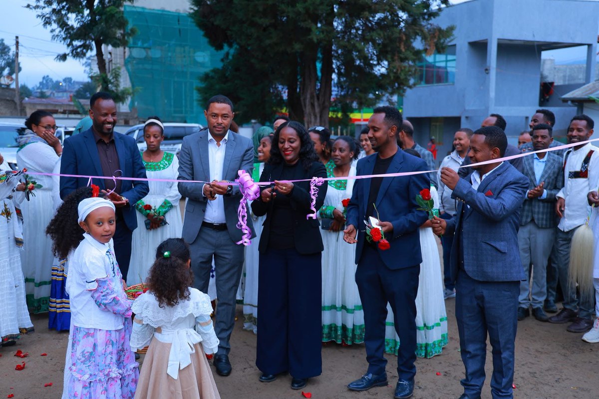 The Addis Ababa City Administration is actively rolling out a wide range of development projects across the city. Today, teams including myself were deployed on the ground inaugurating newly completed playgrounds and sports centers, creating vibrant, inclusive spaces for children