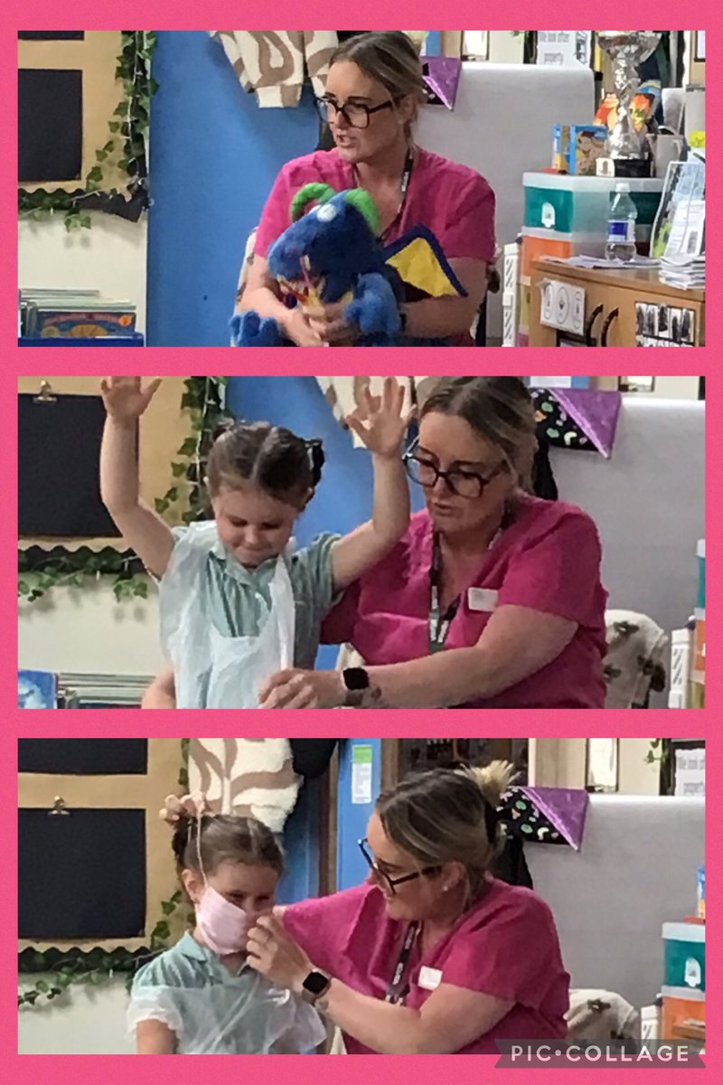 Friday we enjoyed learning about the Dentist. The children have loved setting up our new  dentist role play ❤️